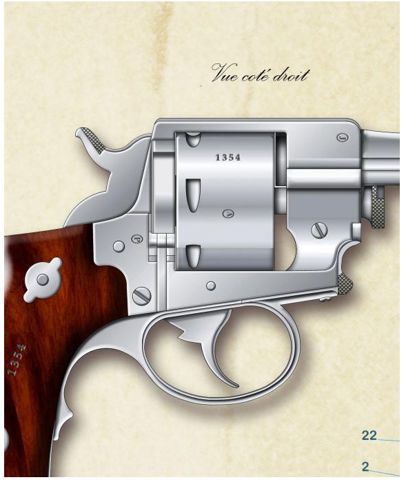 1 Modèle LEFAUCHEUX 1870 N 3