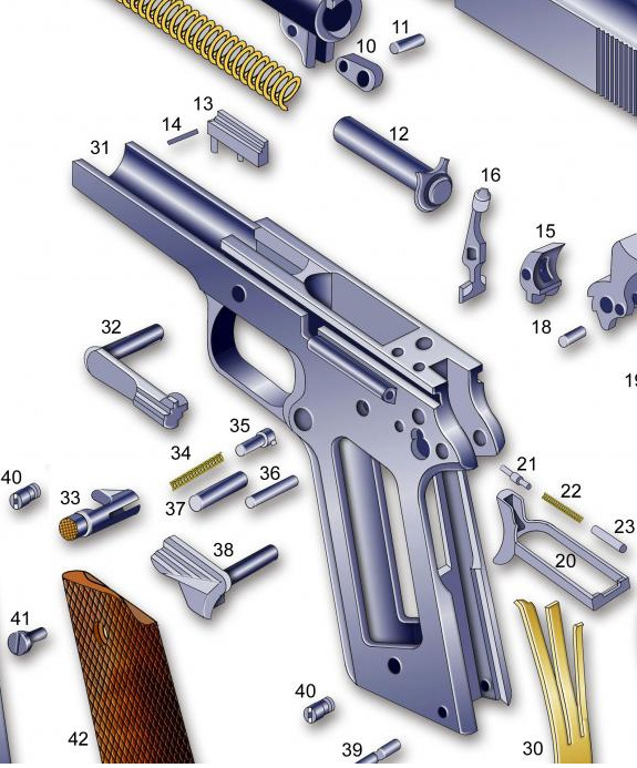 10 COLT Mod 1911 A1 1er N 1 2
