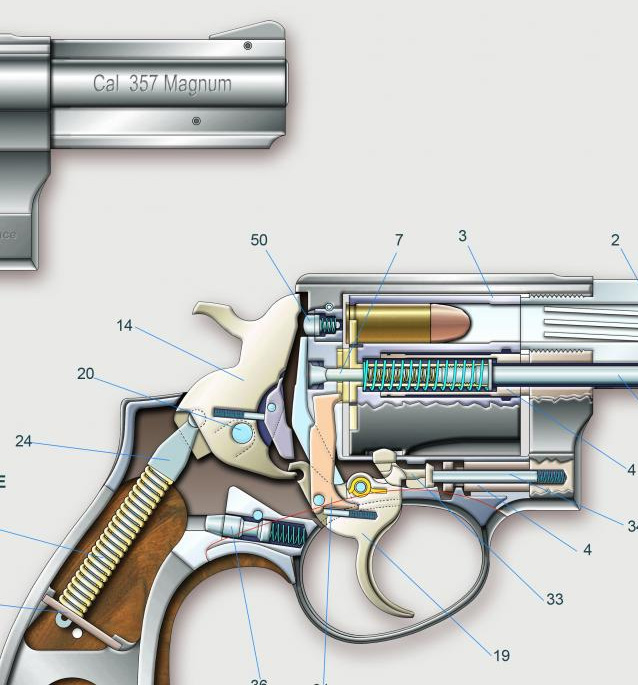 12 MANURHIN RMR Special Police er Modele Cal mm 357 Mag 2