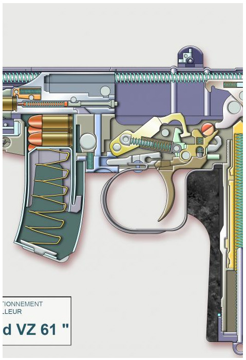 12 P M SKORPION Mod VZ 61 2