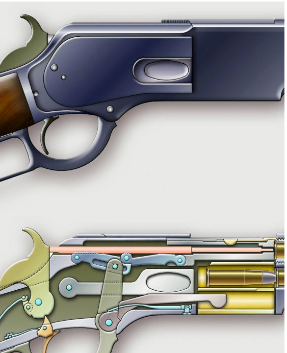 3 WINCHESTER Mod 1876 3