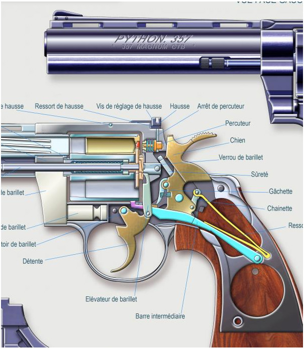 8 PYTHON 357 Mag PIECES 3